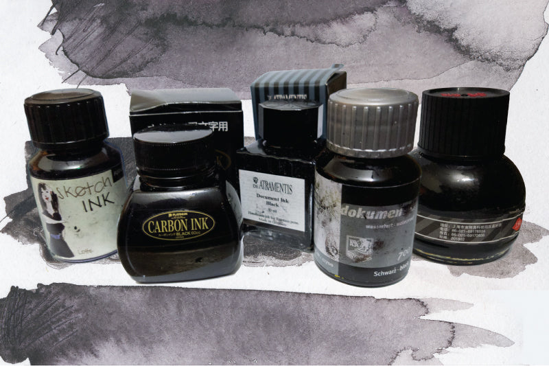 The Ultimate Guide to Black Fountain Pen Inks: Darkest Blacks, Top 5 Picks, Water Proof, Fastest-Drying, and Best Permanent Inks