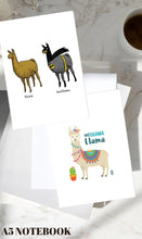 Load image into Gallery viewer, Notebook - Size A5 - llama Series - No Drama