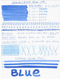 Pilot Fountain Pen Ink Blue 30ml - BDpens