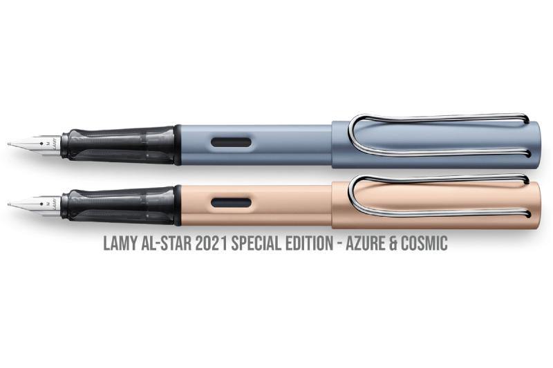 Lamy Al-Star 2021 Special editions Azure and Cosmic