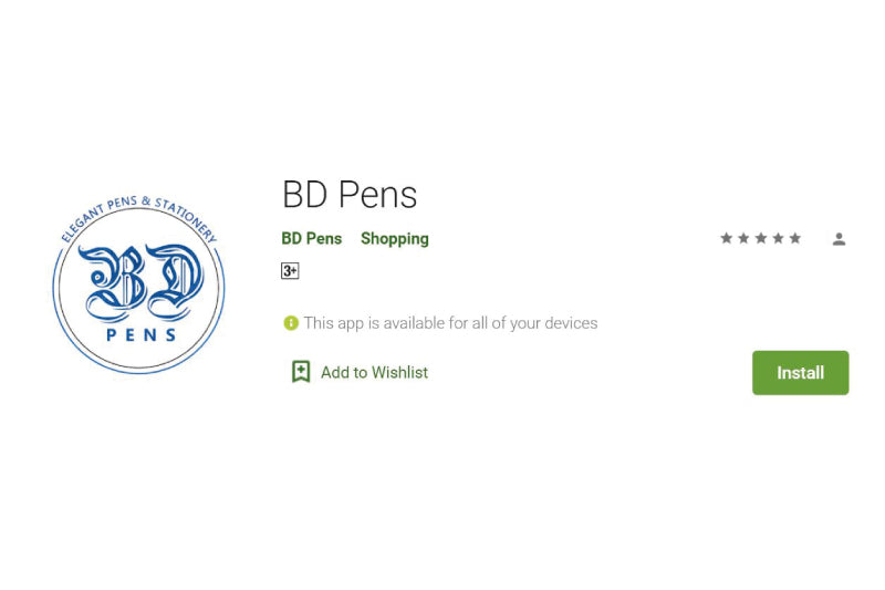 World's First Shopping App For Fountain Pens