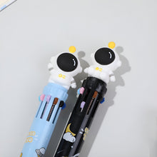 Load image into Gallery viewer, Astronaut Style 10 Colour Ballpoint Pen - Multi Colour Pen for Bullet Journal