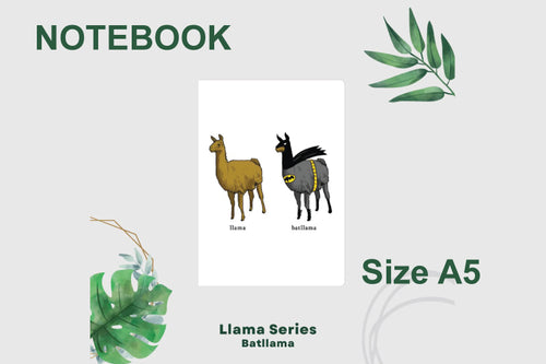 Notebook - Size A5 - llama Series - Batllama