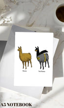 Load image into Gallery viewer, Notebook - Size A5 - llama Series - Batllama