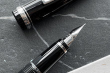 Load image into Gallery viewer, Pilot Falcon Resin Black/Rhodium Fountain Pen FA Nib