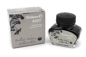Pelikan Brilliant Black 4001 - 30ml Bottled Ink - BDpens