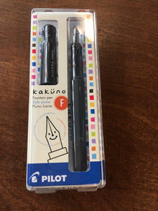 Pilot Kakuno Fountain Pen - Grey - Fine Nib - BDpens
