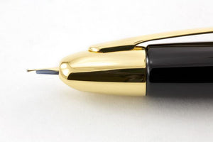 Pilot Capless aka Vanishing Point Fountain Pen - Black/Gold - BDpens