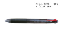 Load image into Gallery viewer, Pilot Feed - GP4 - 4 Colour Ballpoint pen - Fine tip - BDpens