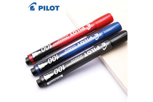 Permanent Marker 100 - Marker Pen - Fine Bullet Tip - 12 pcs Box - BDpens